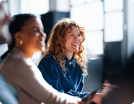 customer talk to an employee