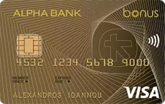 Alpha Bank Bonus Mastercard credit card