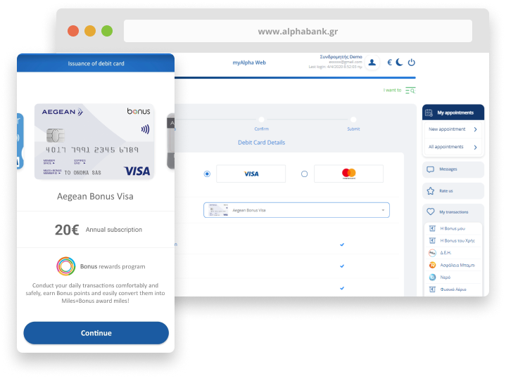 Travel the World with a New Aegean Bonus Visa ALPHA BANK