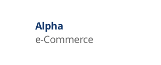 Alpha e-Commerce