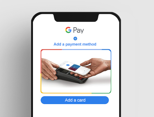 Google Pay, Add a Payment method