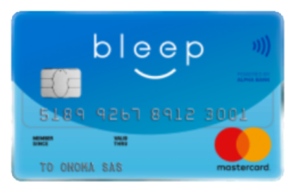 Bleep prepaid mastercard